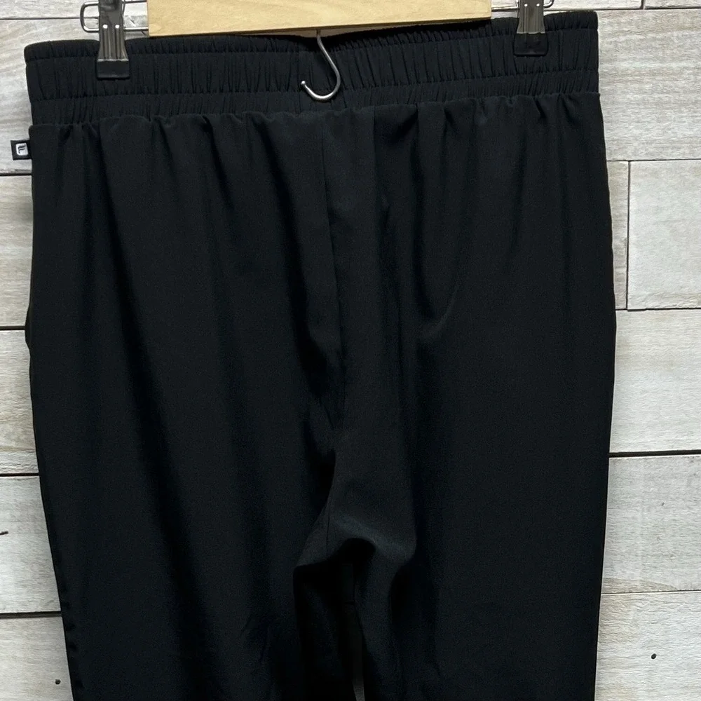 Fabletics Pants Womens Small Black Braided Tiana Ankle Pull‎ On Pockets Stretch - Picture 6 of 13